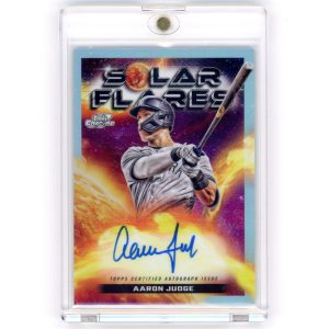 2023 Topps Chrome Cosmic Aaron Judge Solar Flares Auto SSP