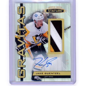 2021-22 Stature Jake Guentzel Gravitas Patch Auto /7