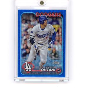 2024 Topps Chrome Shohei Ohtani Blue Wave /75