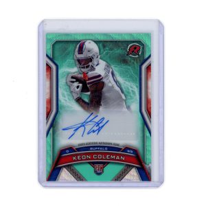 2024 Topps Resurgence Keon Coleman Rookie Teal Auto /249